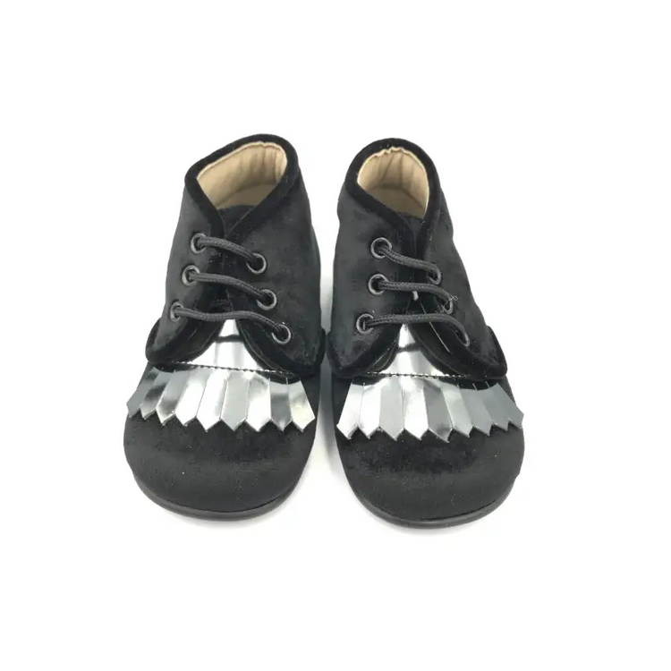 zubii-black-velvet-high-top-metallic-fringe-bootie-first-walker