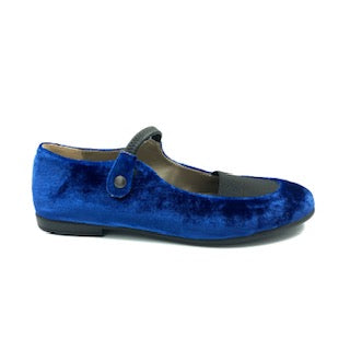 Blue velvet shoe on sale shop