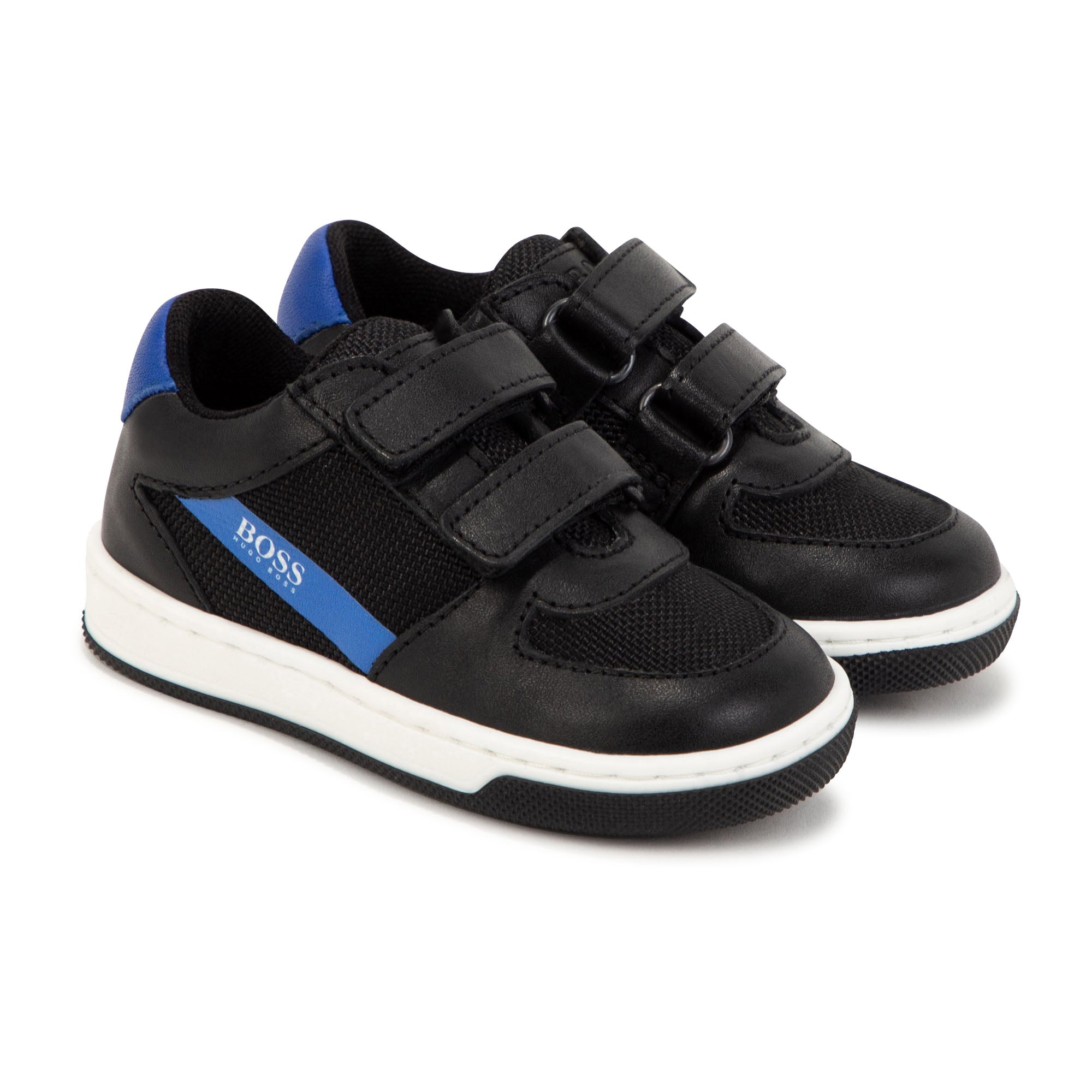 Hugo Black Blue Velcro Sneaker J09160 – Laced Shoe