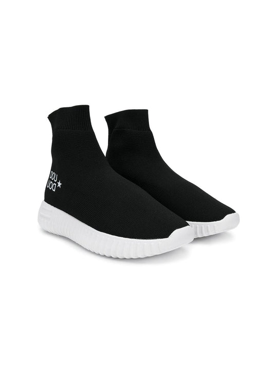 Douuod Black Sock Sneaker