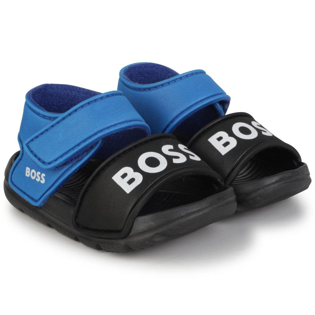mezelf vee Onmiddellijk Hugo Boss Black Blue Sandal J09190 – Laced Shoe Inc