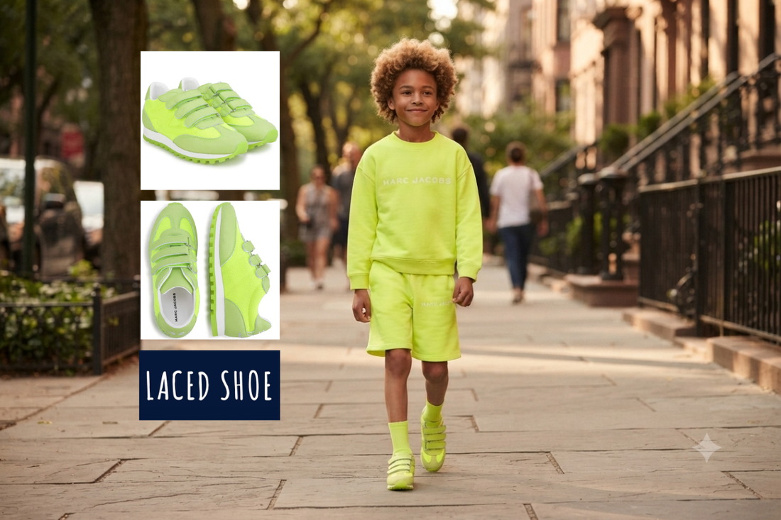 Marc Jacobs sneakers provide stylish comfort for everyday school routines.