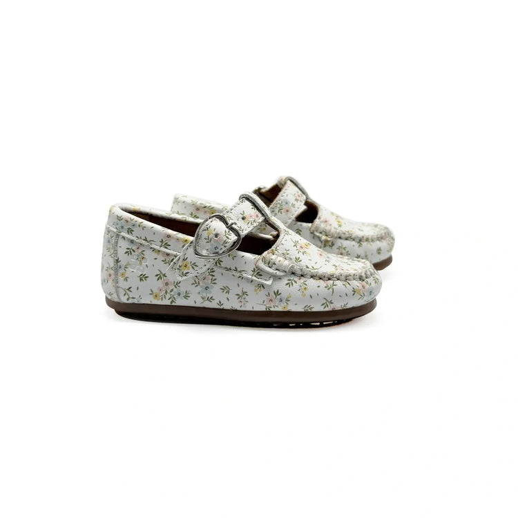 Porte floral leather t-strap baby shoes fast shipping