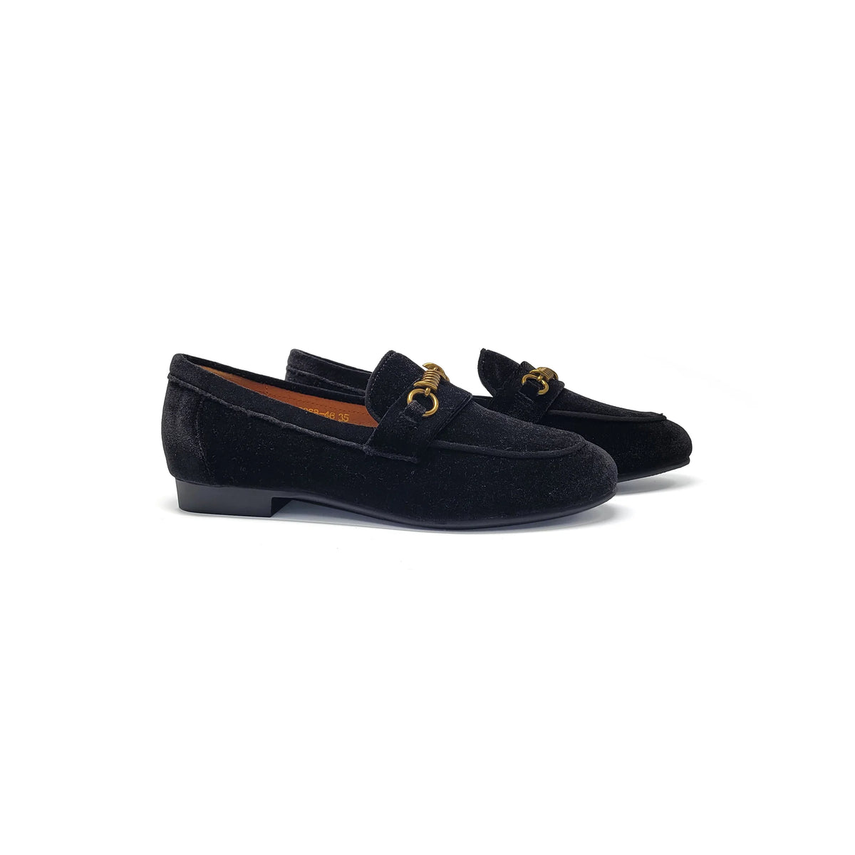 1936 Black Velvet Chain Loafer 19363