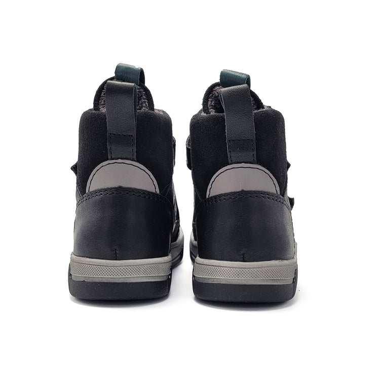 FRODDO Black Teal Waterproof Velcro High Top Sneaker G3110210