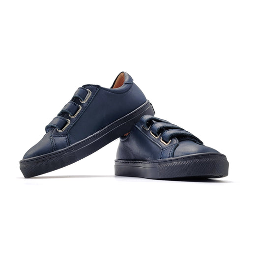 Atlanta Mocassin Navy Blue Velcro Sneaker 523