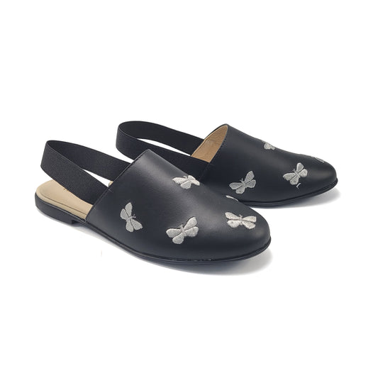 Naturino Juppie Black Butterfly Slingback