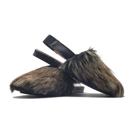 Brunellis Fur Husset Slingback 114
