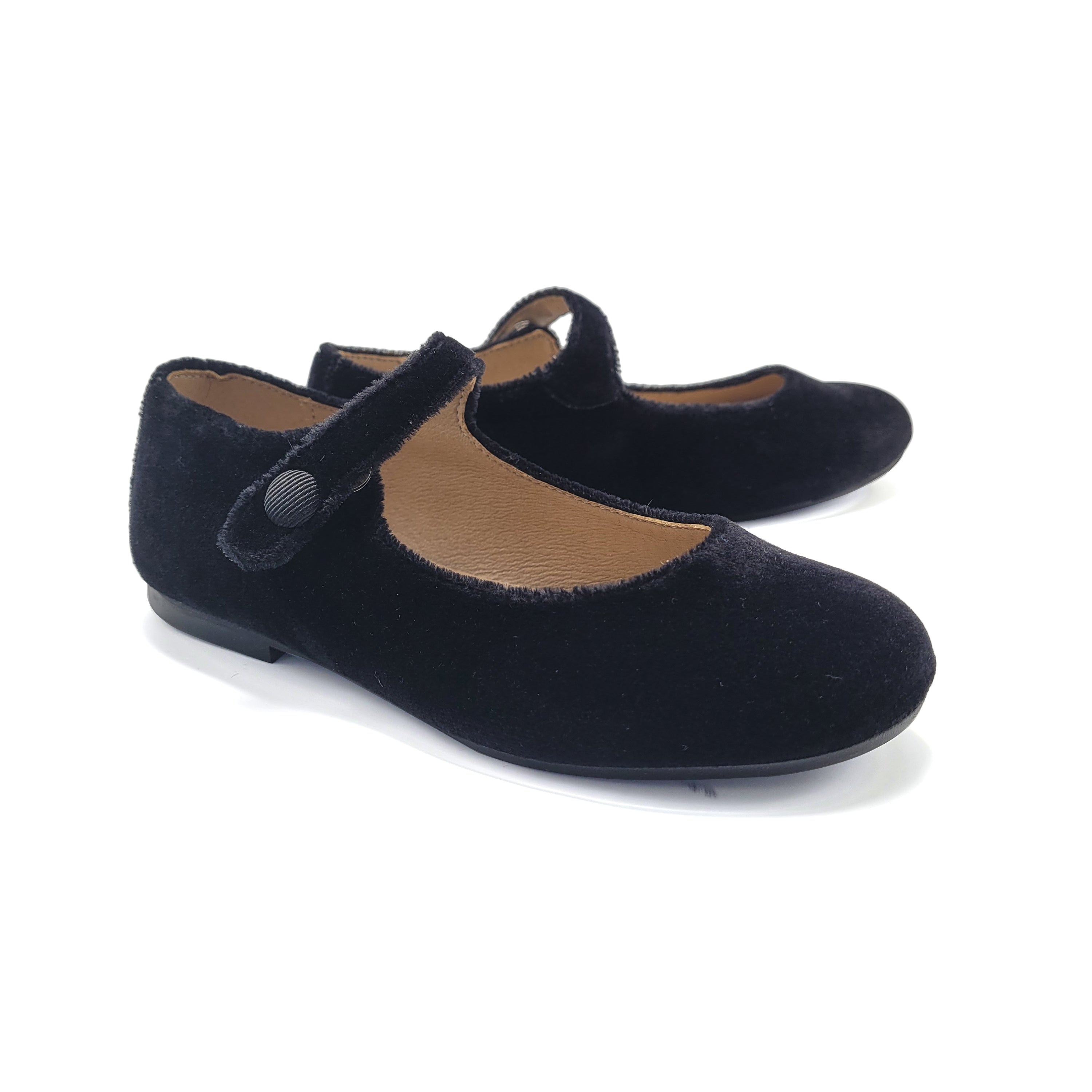 Maria Catalan Black Velvet Mary Jane 700706 – Laced Shoe Inc