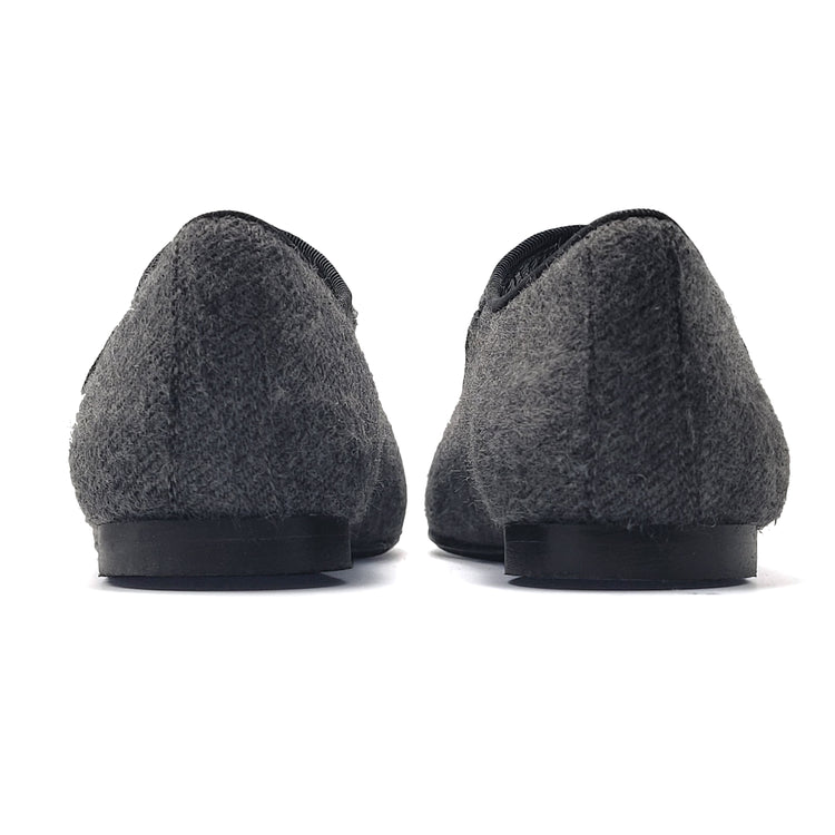 Brunellis Grey Wool Mary Jane S-21