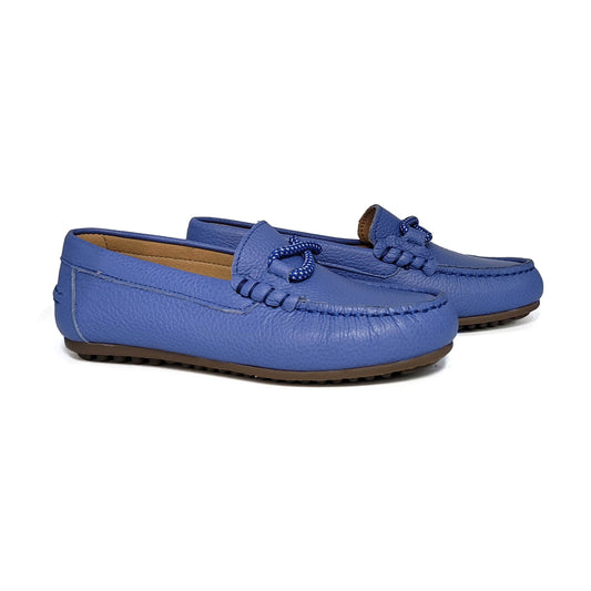 LMDI Blue Pebbled Rope Loafer SS2410