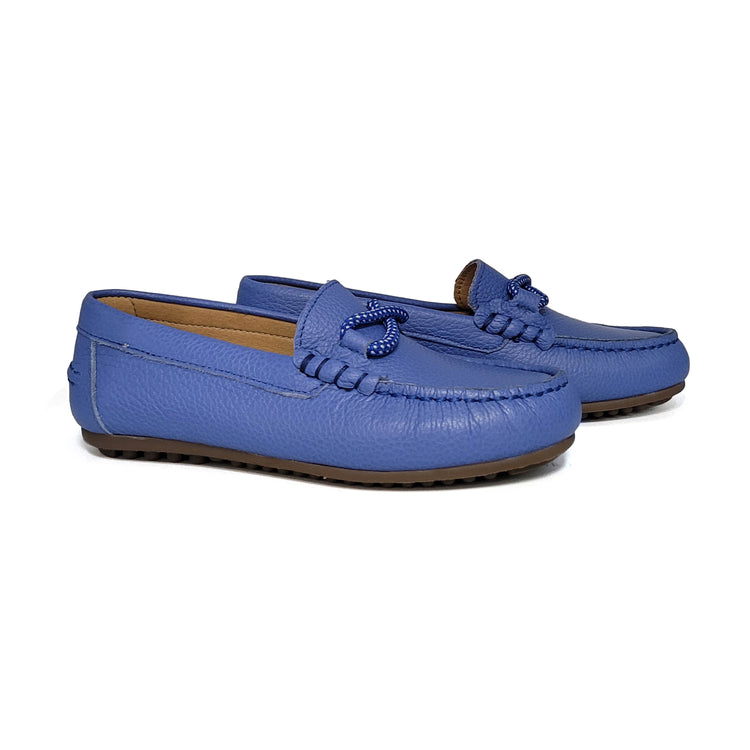 LMDI Blue Pebbled Rope Loafer SS2410