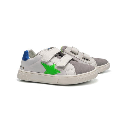 Naturino Pinn Green Star Velcro Sneaker