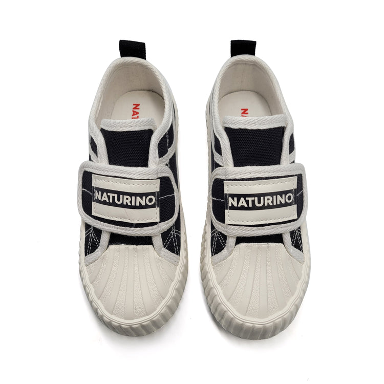 Naturino Kily Black Canvas Sneaker
