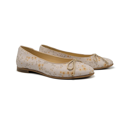 Andanines Floral Fawn Ballet Flat 231625