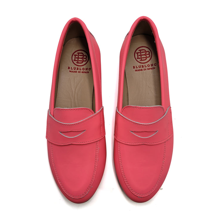 Blublonc Caylee Neon Pink Penny Loafer