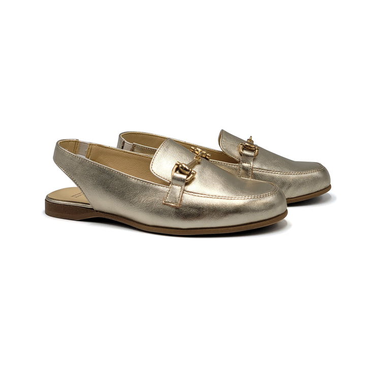Andanines Gold Slingback Dress Shoe 231474