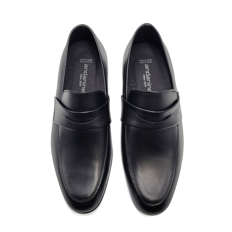 Andanines Jet Black Slip On Dress Shoe 171680