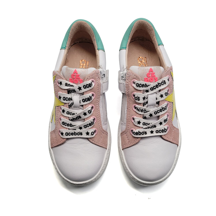 Acebos Yellow Boom Lace Sneaker 5461H