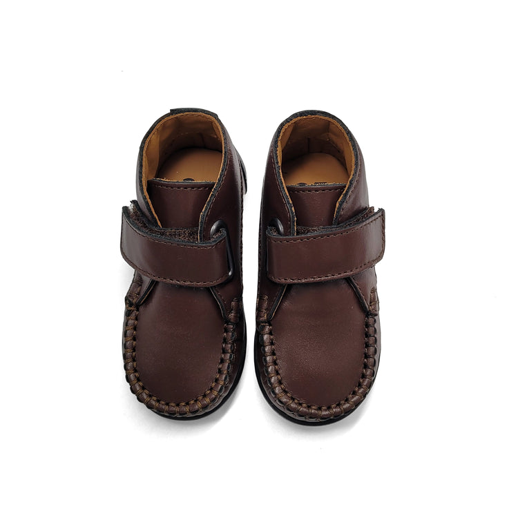 Porte Brown Sable Velcro Baby Bootie 21812