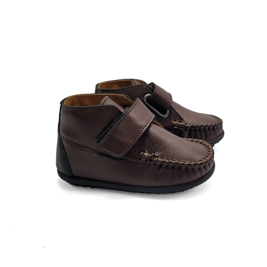 Porte Brown Sable Velcro Baby Bootie 21812