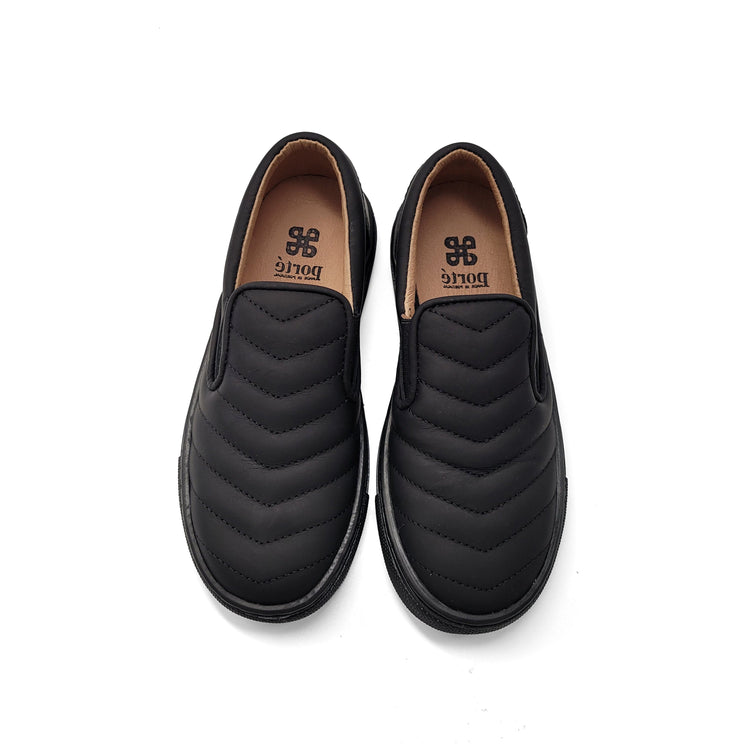 Porte Black Gum Slip on Sneaker 21519