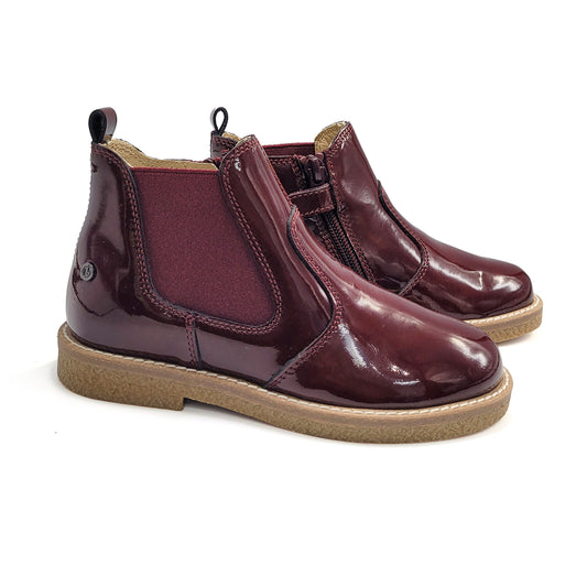 FALCOTTO Naturino ARTHUR burgundy Patent Bootie