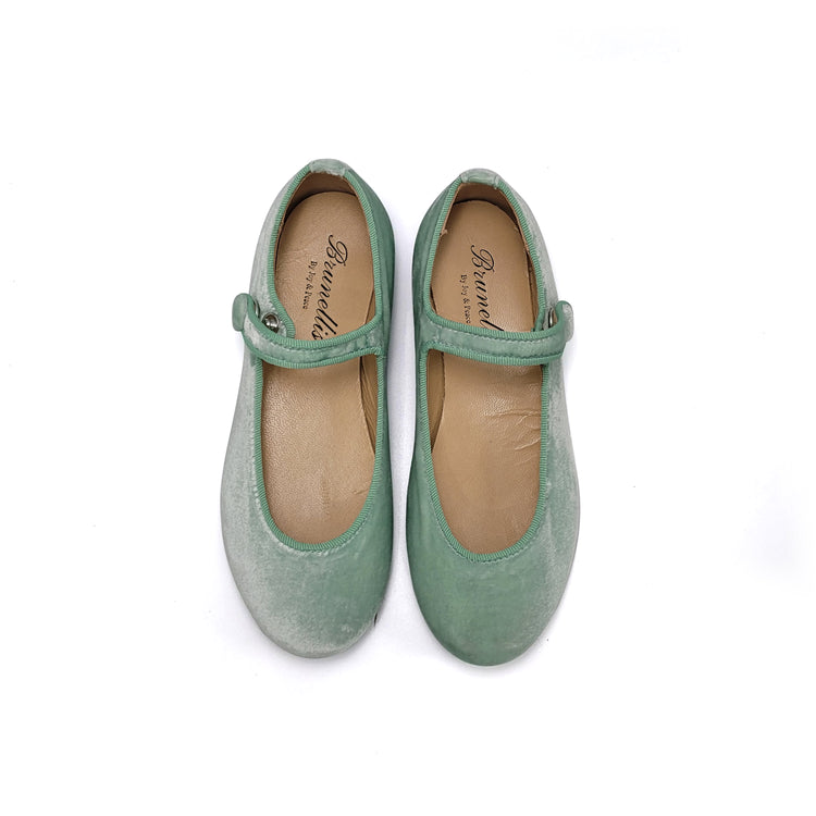 Brunellis Mint Velvet Mary Jane S-21