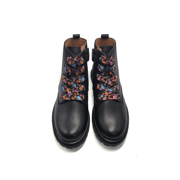 Porte Black Floral Bootie 21521