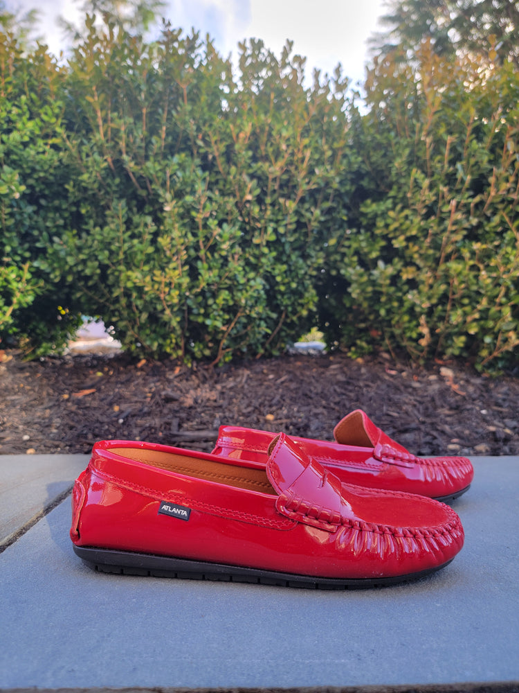 Atlanta Red Patent  Penny Loafer AN44