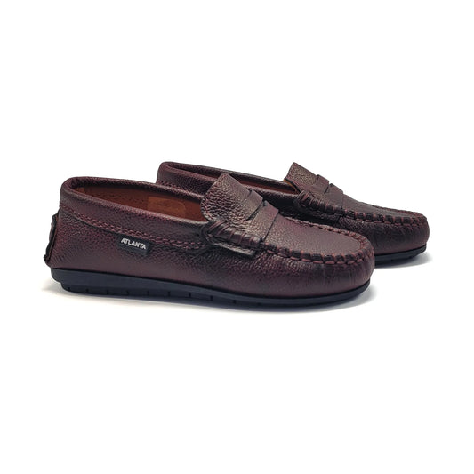 Atlanta Mocassin Burgundy Crossfire Penny Loafer 032