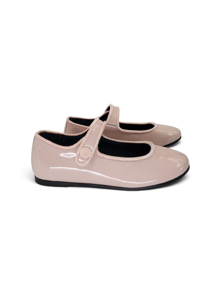 LMDI Iria Blush Patent Velvet Piping Mary Jane