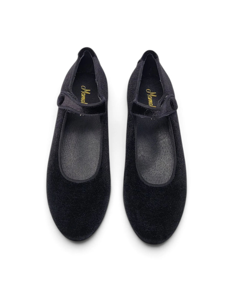 Mamelina Black Velvet Mary Jane