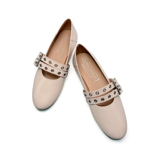 Baby pink mary jane shoes handmade in spain fast shipping