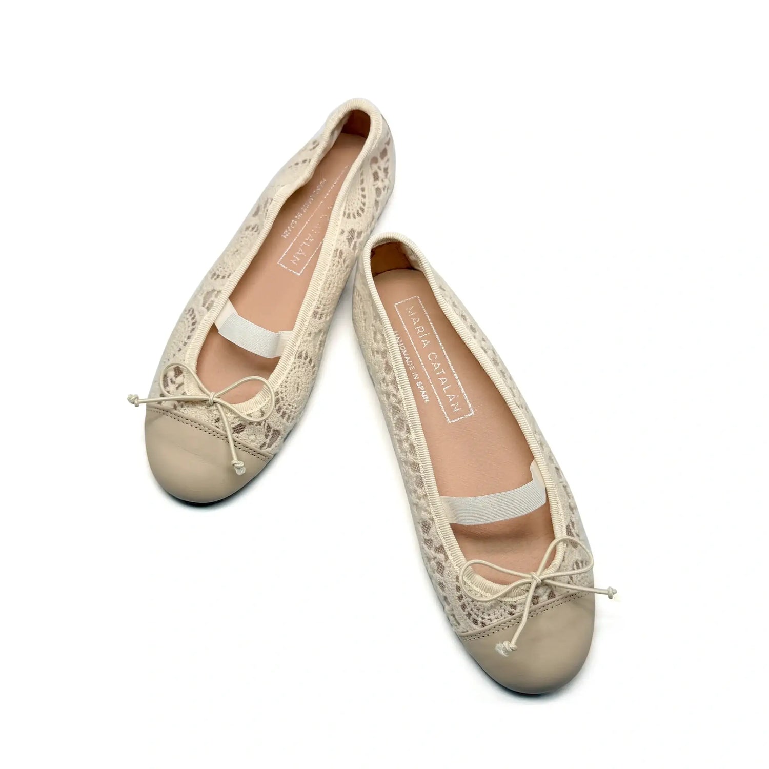 Maria catalan lace mary jane flats spain fast shipping