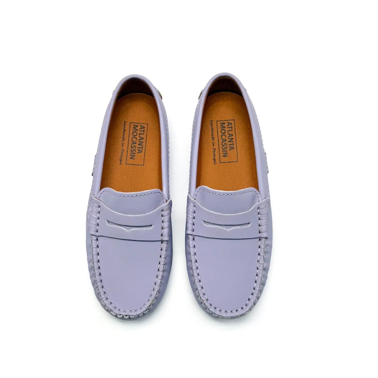 Atlanta mocassin violet gum penny loafer shoes fast shipping