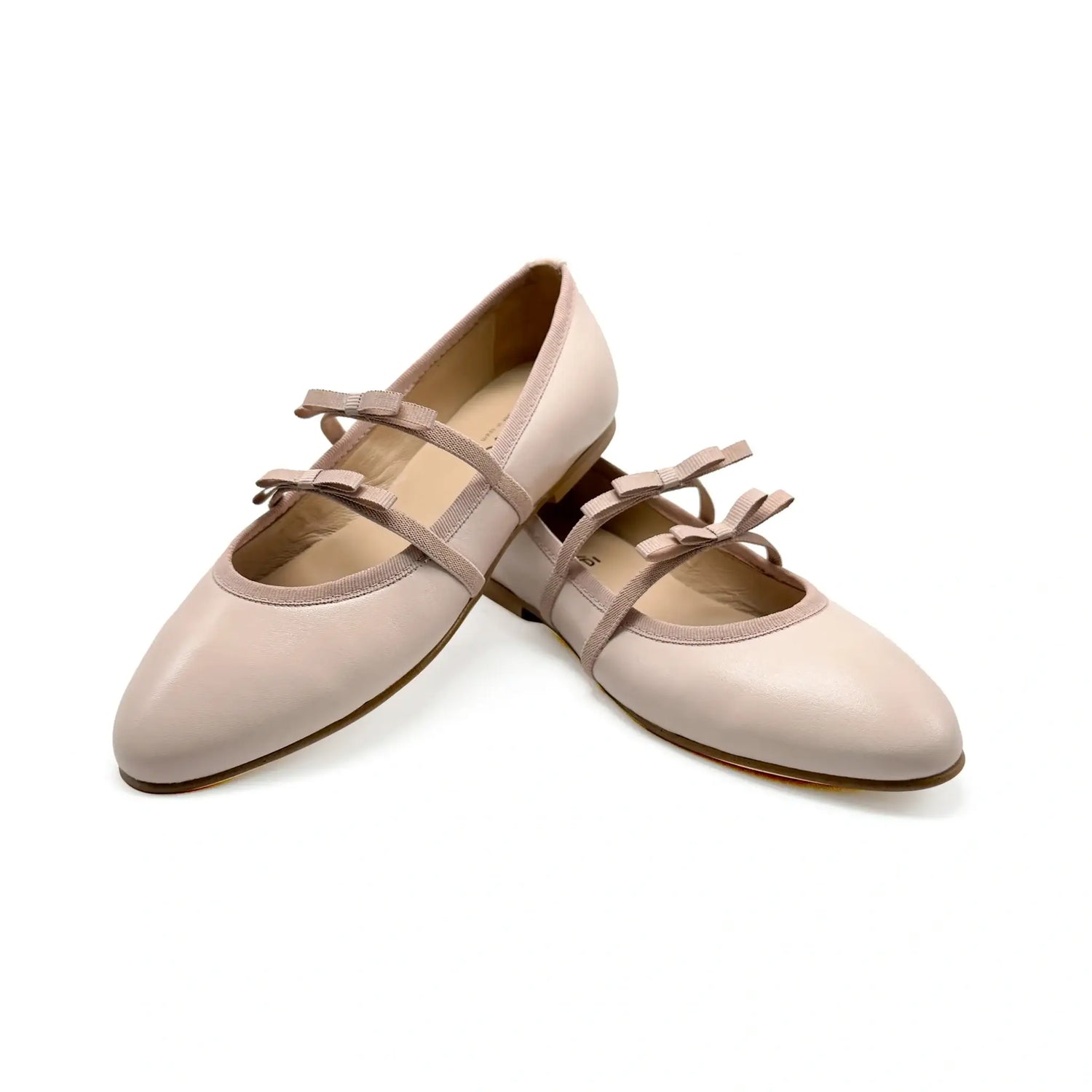 Ruby pink ballerina slip on shoes handmade spain fast shipping