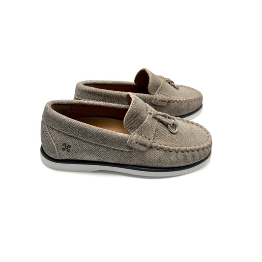 porte linen denim loafer