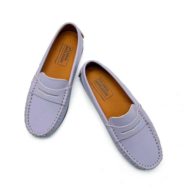 Atlanta mocassin violet gum penny loafer shoes fast shipping
