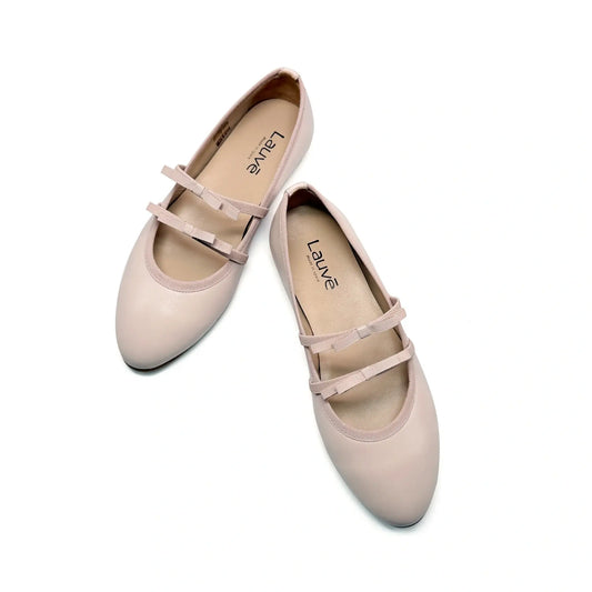 Ruby pink ballerina slip on shoes handmade spain fast shipping