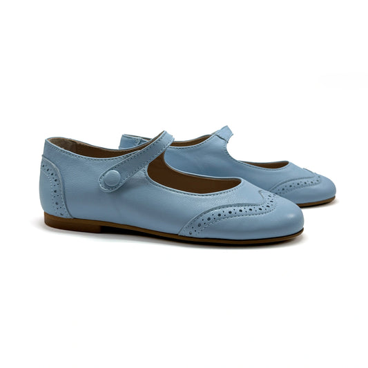 LMDI Doll Ice Blue Wingtip Mary Jane