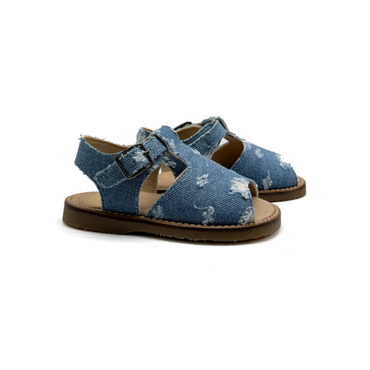 Blublonc Sob Ripped Jeans Sandal