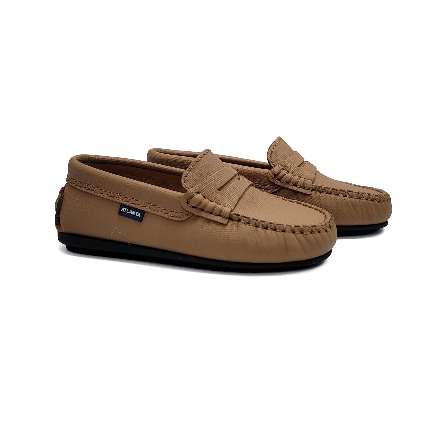 Atlanta Mocassin Beige Safiano Penny Loafer 032