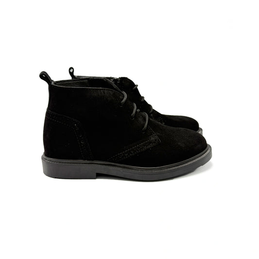 Blublonc Merle Rich Black Suede Bootie