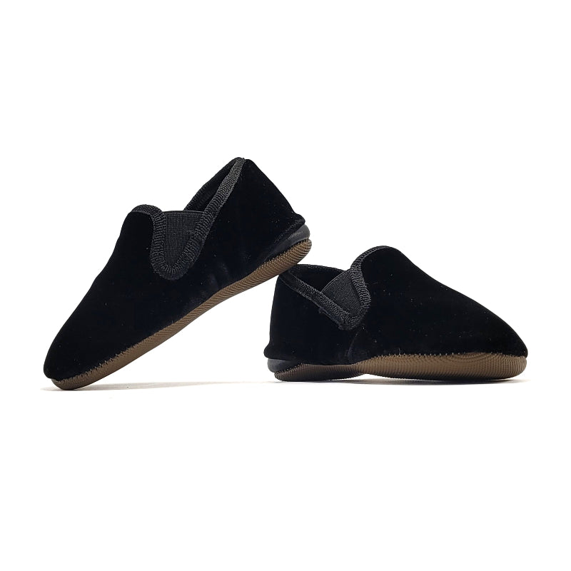 Pepe’-Black-Velvet-Smoking-Slip-On-GIRLS