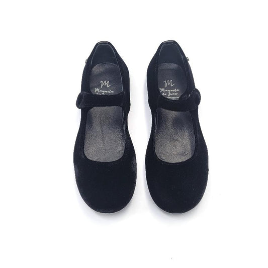 Manuela-De-Juan-Black-Velvet-shoes-GIRLS