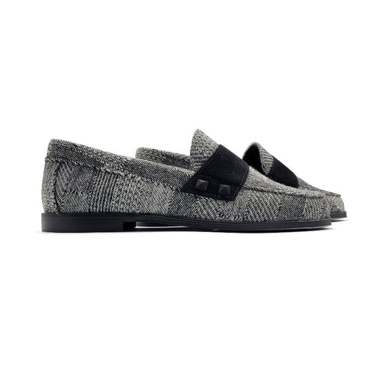 Blublonc-Holly-Black-and-White-Tweed-Loafer-GIRLS