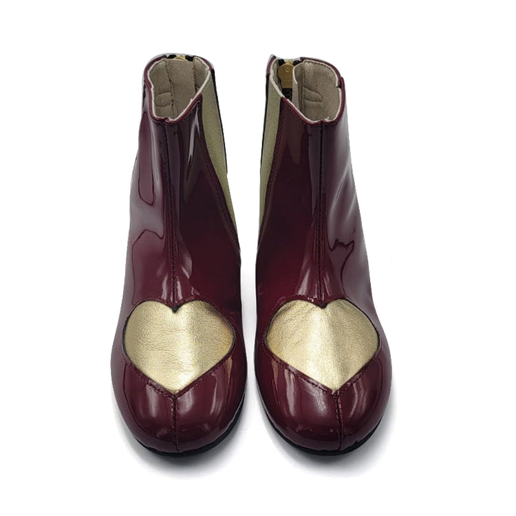 Sonatina-Philia-Burgundy-Patent-Bootie-GIRLS