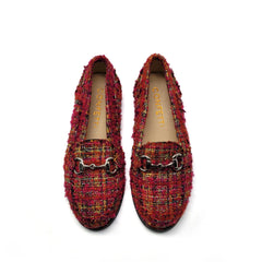 CONFETTI Red Plaid Slip On-6440