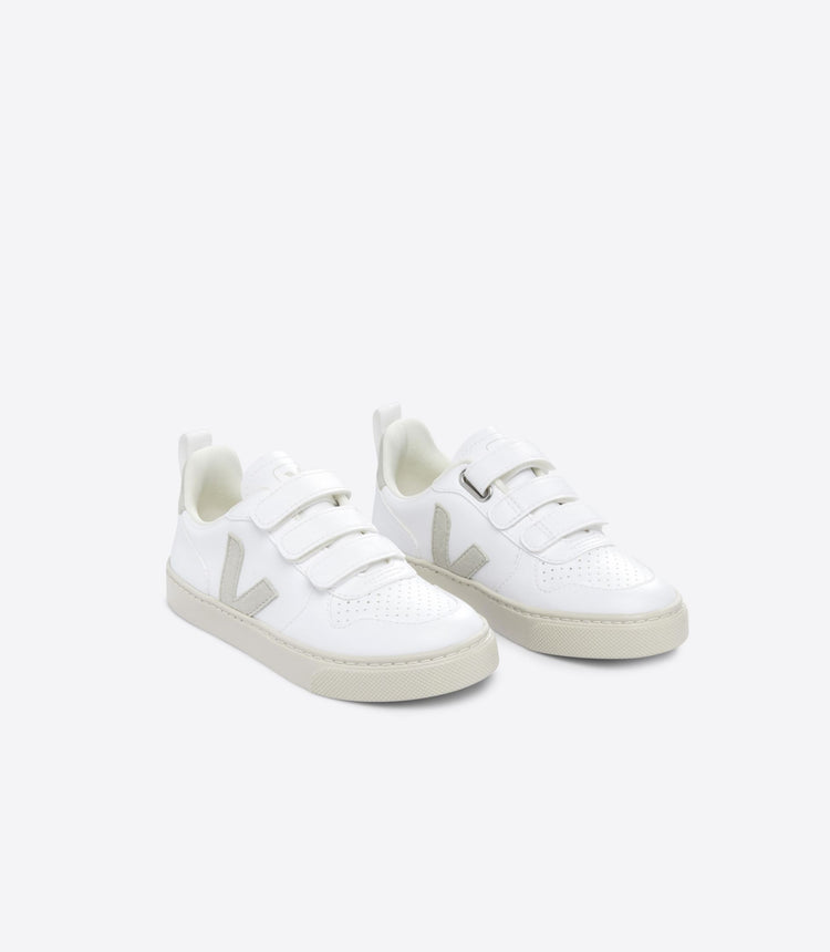 Veja White Natural Velcro Sneaker V103 – Laced Shoe Inc